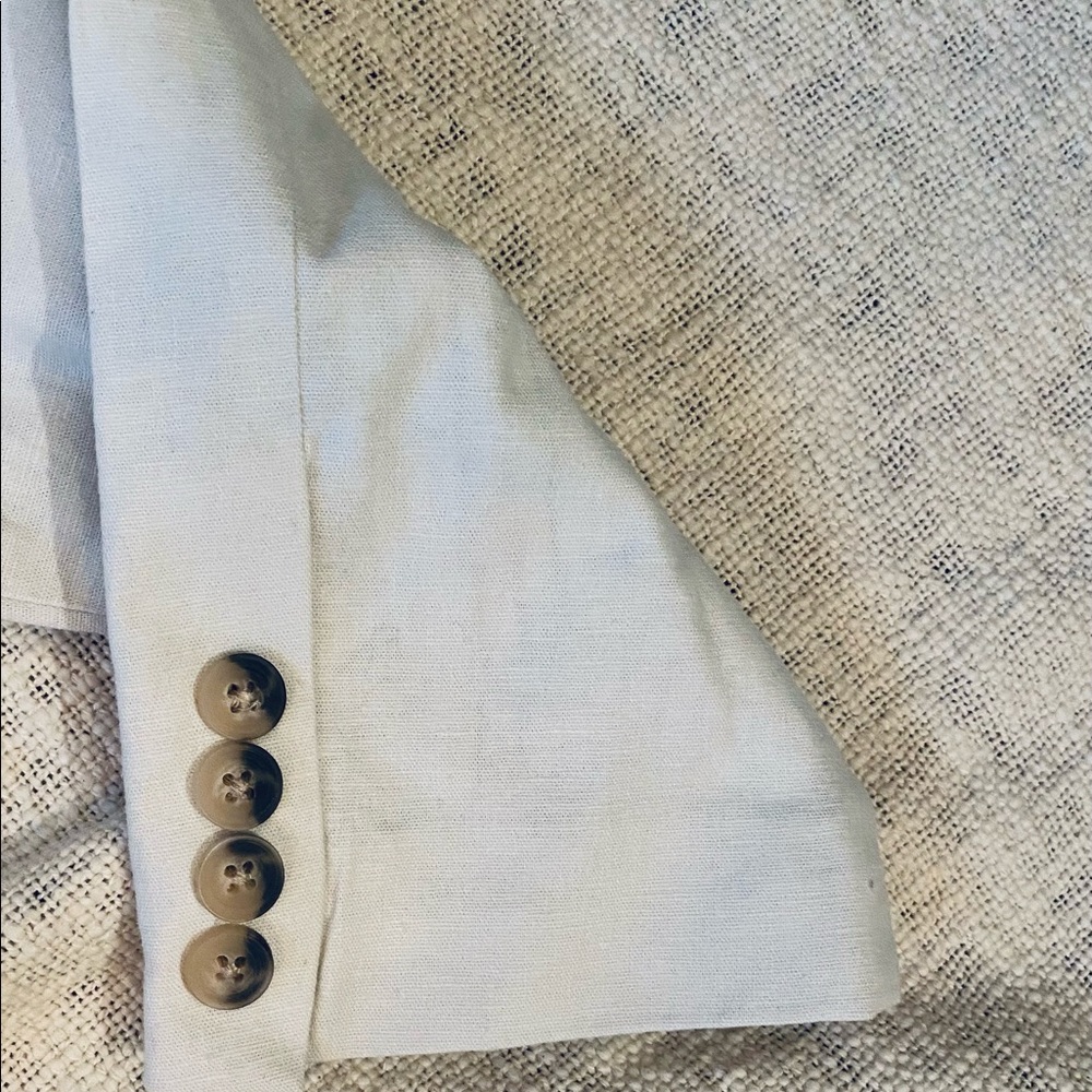 Tailor Vintage white Linen Sport Coat - Picture 7 of 7